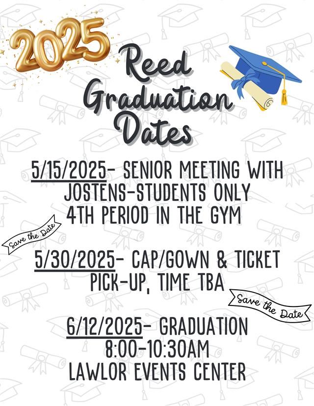 Graduation dates and reminders